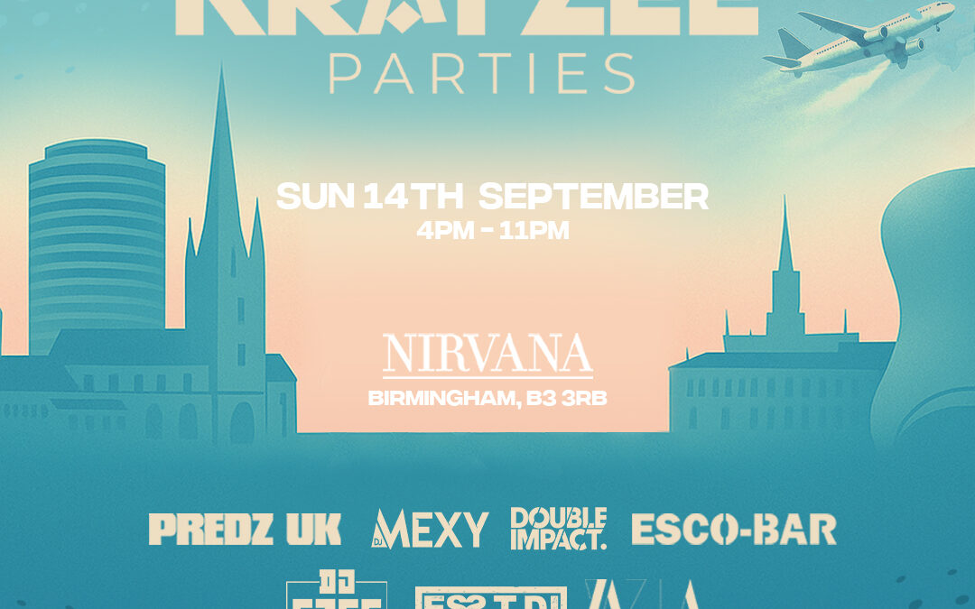 Event Branding for Krayzee Parties: 0121 Edition