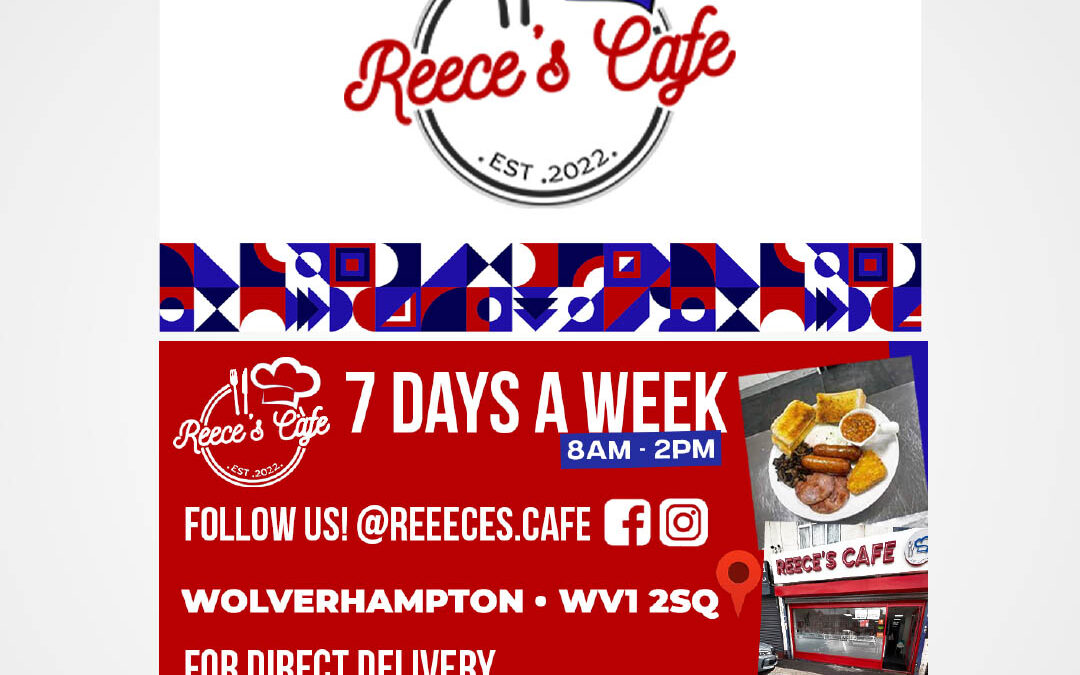 Reece’s Cafe Business Cards