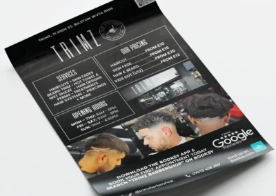 Trimz Flyer Design by Francis Branding 3